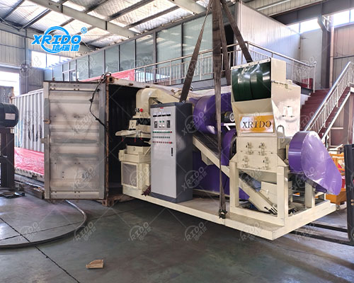 Copper wire granulator shipped to Ukraine